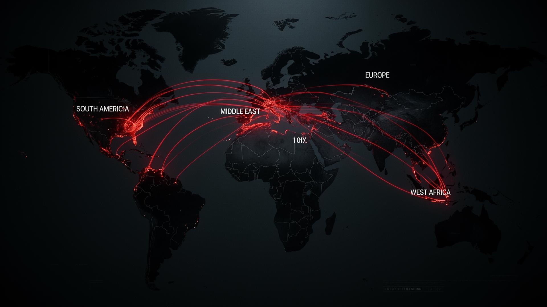 Project Cassandra global network map